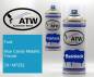 Preview: Ford, Blue Candy Metallic Tricoat, Z9 / M7252: 400ml Sprühdose + 400ml Klarlack - Set, von ATW Autoteile West.